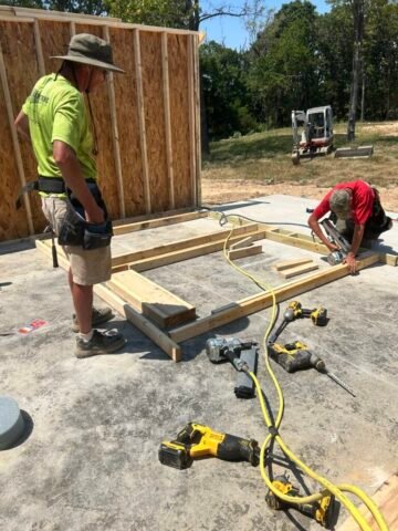 RV Park - Framing out door