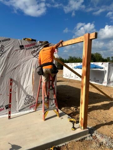 RV Park - Cedar post install
