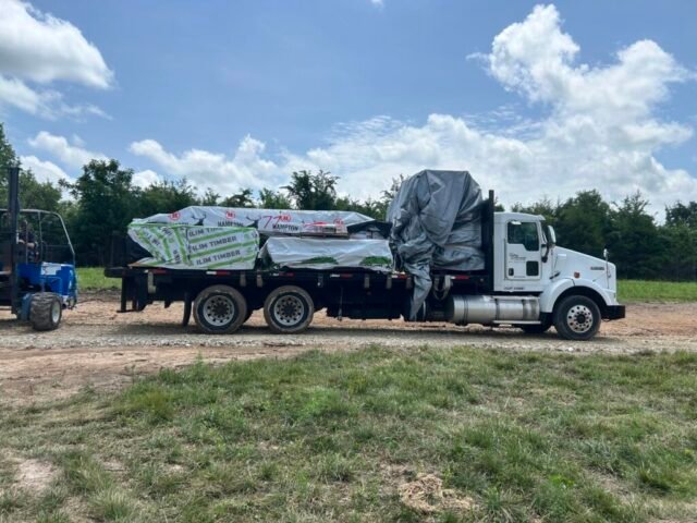 RV Park - construction material delivery